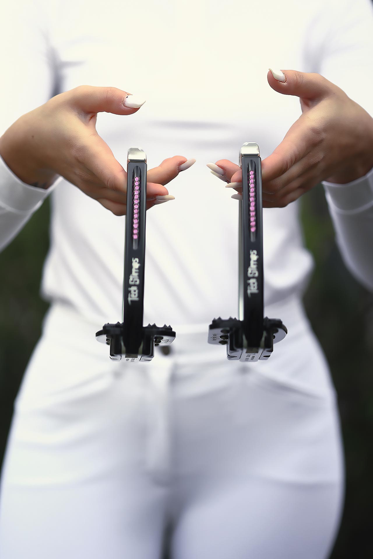 Tech Stirrups Crystal Collection — detail embellished with Swarovski crystals (00)